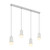 Rocklin 4 Light 3CCT LED Stone Cluster Bar Pendant - White-2