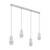Rocklin 4 Light 3CCT LED Stone Cluster Bar Pendant - White-3