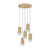 Rocklin 5 Light 3CCT LED Stone Cluster Pendant - Travertine-2