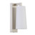Ramla Nickel Wall Light with Ivory Fabric Shade-3