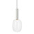 Saori Clear Glass LED Pendant Light - Chrome