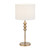 Acapulco Modern Ivory Shade Table Lamp - Matt Gold-1
