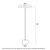 Esplana White Marble Dimmable LED Floor Lamp - Matt Brass-2