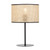 Ventanas Contemporary Boho Table Lamp - Satin Black