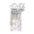 Lyskovo Clear Crystal Decorative Wall Light - Chrome-1