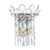 Lyskovo Clear Crystal Decorative Wall Light - Chrome-2