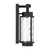 Maniava IP44 Textured Glass Wall Light - Black-6