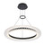 Markova Dimmable 3CCT LED Halo Pendant - Black-5