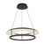 Regina Tiered Saucer Dimmable 3CCT LED Pendant - Black-2