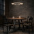 Regina Tiered Saucer Dimmable 3CCT LED Pendant - Black-4