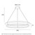 Regina Tiered Saucer Dimmable 3CCT LED Pendant - Black-14