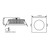 Nys 10W IP54 Flat Face 3CCT LED Square Downlight - Chrome-1