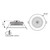 Orn 15W IP54 Dimmable 5CCT LED Recessed Downlight - White-1