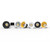 Howl 10W IP54 3CCT COB LED Downlight - White & Gold-2