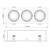 Lux White Trim Triple Head IP54 3CCT LED Shop Downlight-1