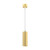 Crune 15W Dimmable 3CCT LED Cylinder Pendant - Gold-1