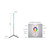 Joanna Dimmable RGB LED Floor Lamp with Remote-4