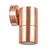 Cirri IP65 Fixed Down Wall Light - Copper
