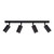 Mohr IP54 Quad Head Bar Spotlight - Black