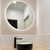 Eclipse Round LED Wall Mirror with Bluetooth Speaker-2