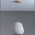 Verin Knitted Fabric LED Pendant - Sand Yellow-5