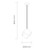 Cube Clear Glass Pendant Light - Black-2