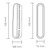 Dany Oval Marble LED Wall Light - Antique Brass-4