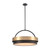 Davis Black Gold Tiered Drum Pendant Light-1