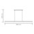 Fenian Linear Marble Pendant Light - Dark Coffee-2