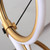 Hiri Geometric LED Pendant Light - Brass-5