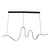 Izna Abstract LED Pendant Light - Sand Black-1