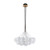 Maime 19 Light Cluster Frosted Ball Chandelier-2