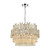 Myria Crystal Tiered Round Chandelier - Chrome-1