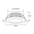 Parmy 13W Flat Face 3CCT LED Downlight - Black-1