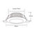 Quintine 10W Flat Face 3CCT LED Downlight - White-1