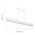 Skyline Brilliance Linear LED Pendant - Black-5