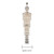 Zellan K9 Crystal Long Cascade Chandelier - Shallow Gold-2