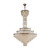 Zellan K9 Crystal Multi-Layer Chandelier - Shallow Gold-1