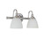 Nova 2 Light Wall Light - Chrome, Downwards