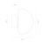Dome Deco IP44 Glass Wall Light - White-5