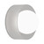 Orb Sur Ribbed Glass IP44 Wall Light - Clear