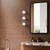 Orb Sur Ribbed Glass IP44 Wall Light - Clear-3