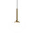 Pico IP44 Old Brass Glass Dome LED Pendant