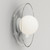 Orb Artisan Clear Dish Glass Spherical Wall Light-6