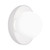 Orb Artisan White Dish Glass Spherical Wall Light