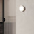 Orb Sur Large White Acid Washed Glass Wall Light-3