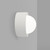 Orb Sur Large White Acid Washed Glass Wall Light-4