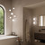Pico IP44 Old Brass Glass Orb LED Pendant-4