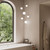 Pico IP44 Old Brass Glass Orb LED Pendant-5