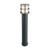 Stockholm IP65 Frosted Glass Bollard Light - Black